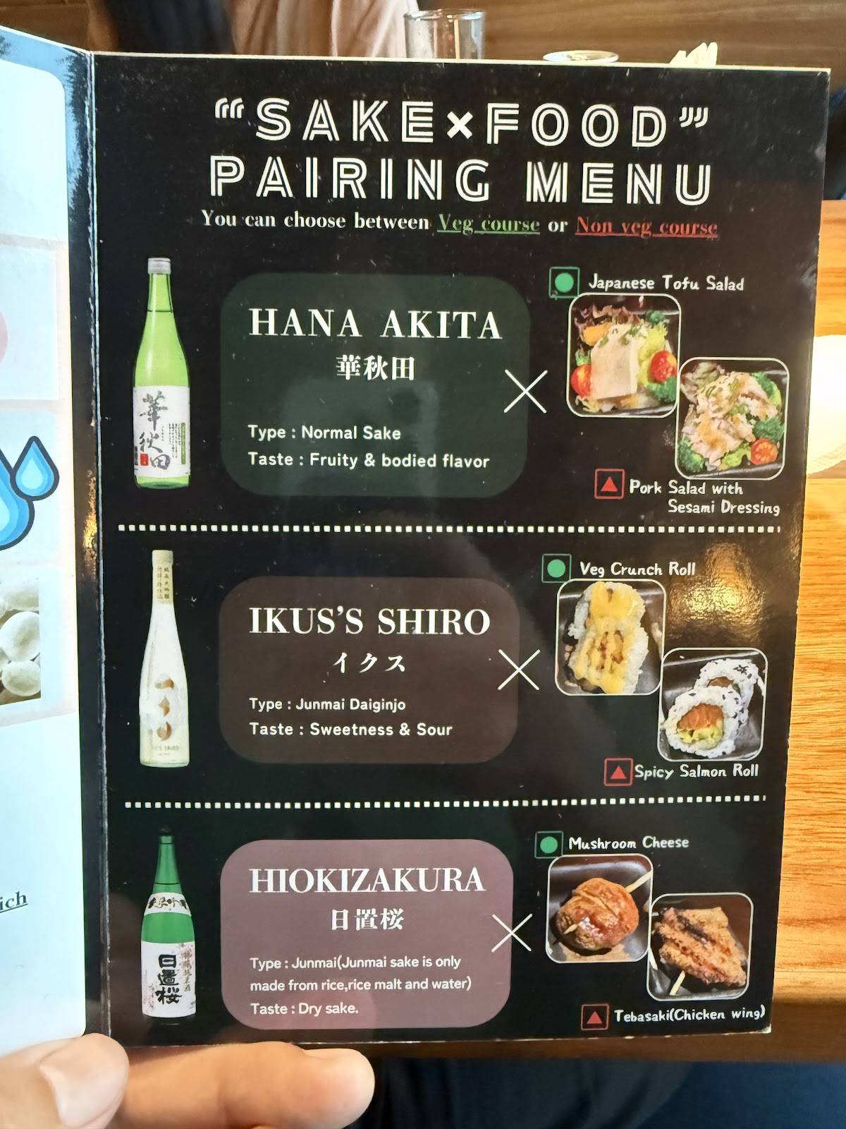 Kuuraku Bandra West Mumbai menu