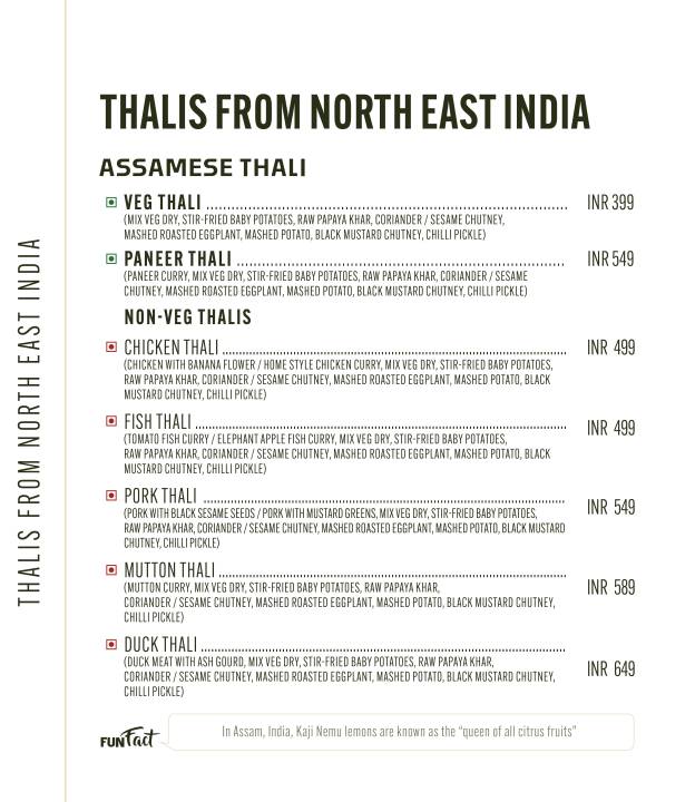 SINGJU,Juhu Tara Road menu