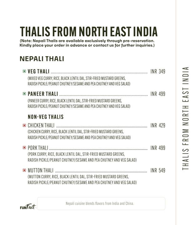 SINGJU,Juhu Tara Road menu