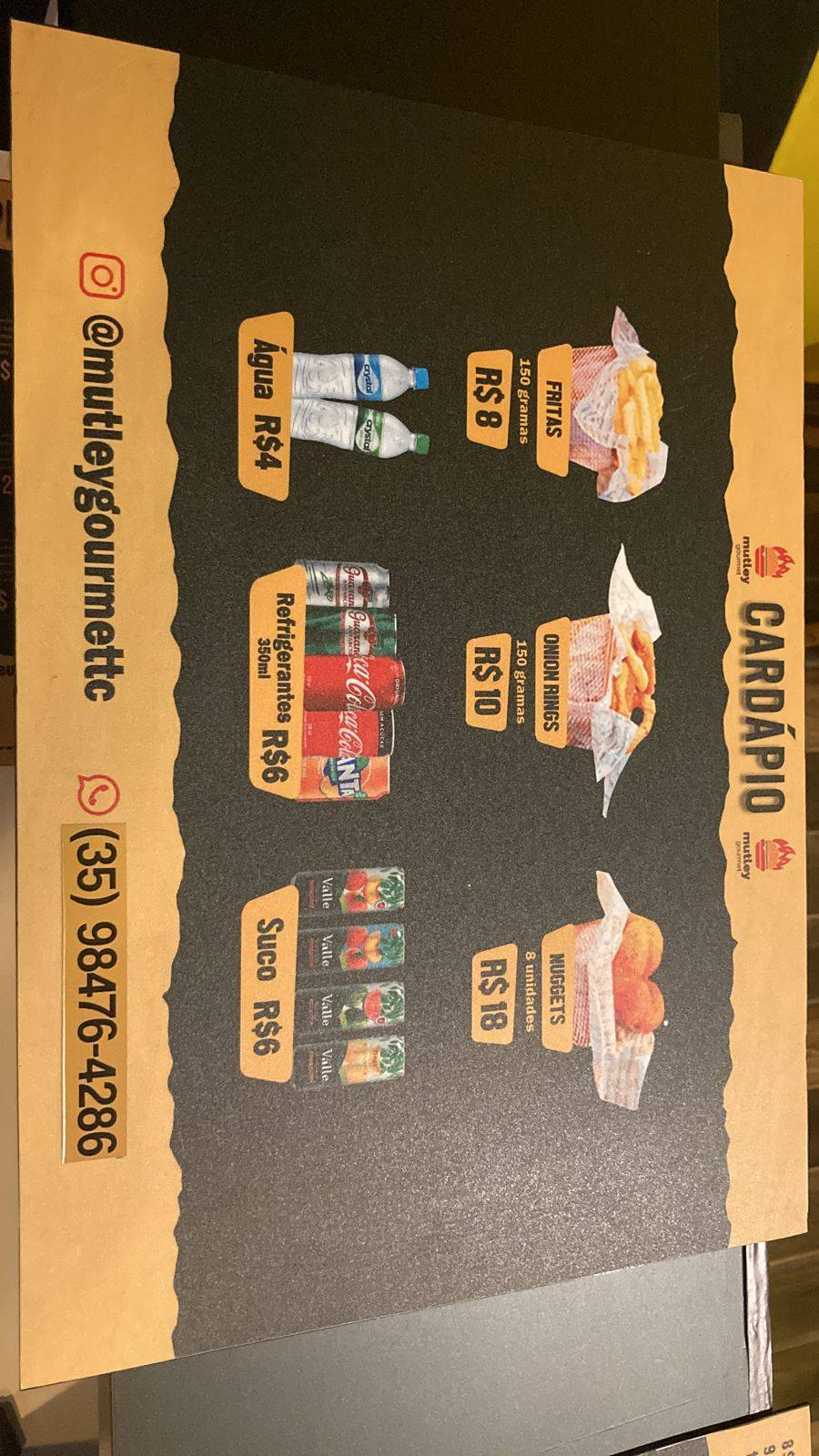 Mutley Gourmet - Varginha cardápio