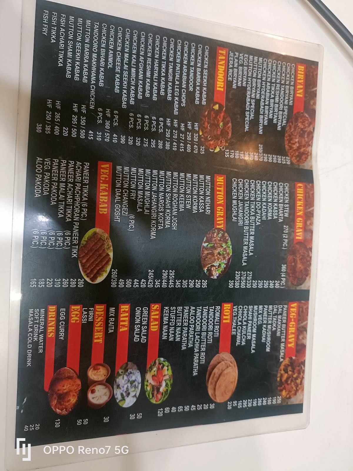 My Biryani Mahal A Family Restaurant menu