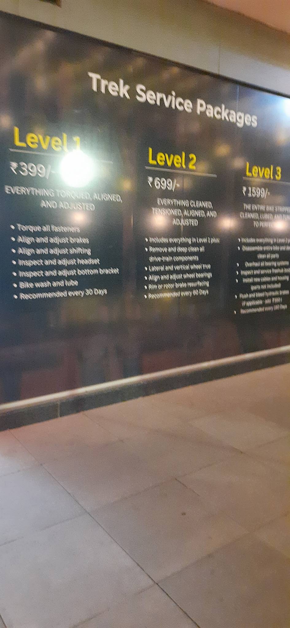NRICH SPICE menu