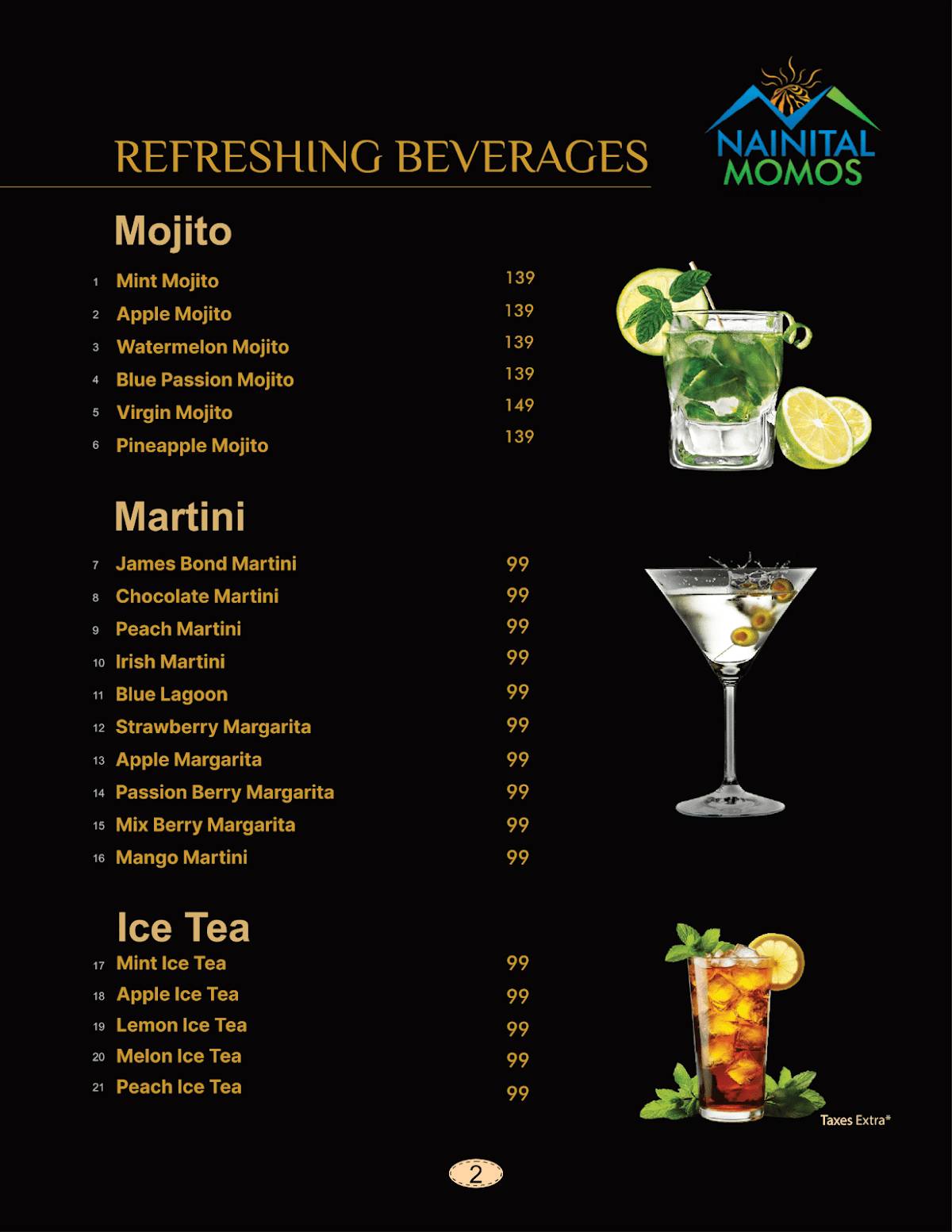 Nainital Momos - Multigrain momos menu