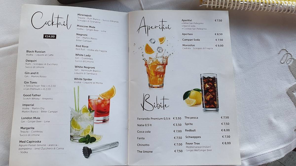 Menu di Bar Miranapoli 
