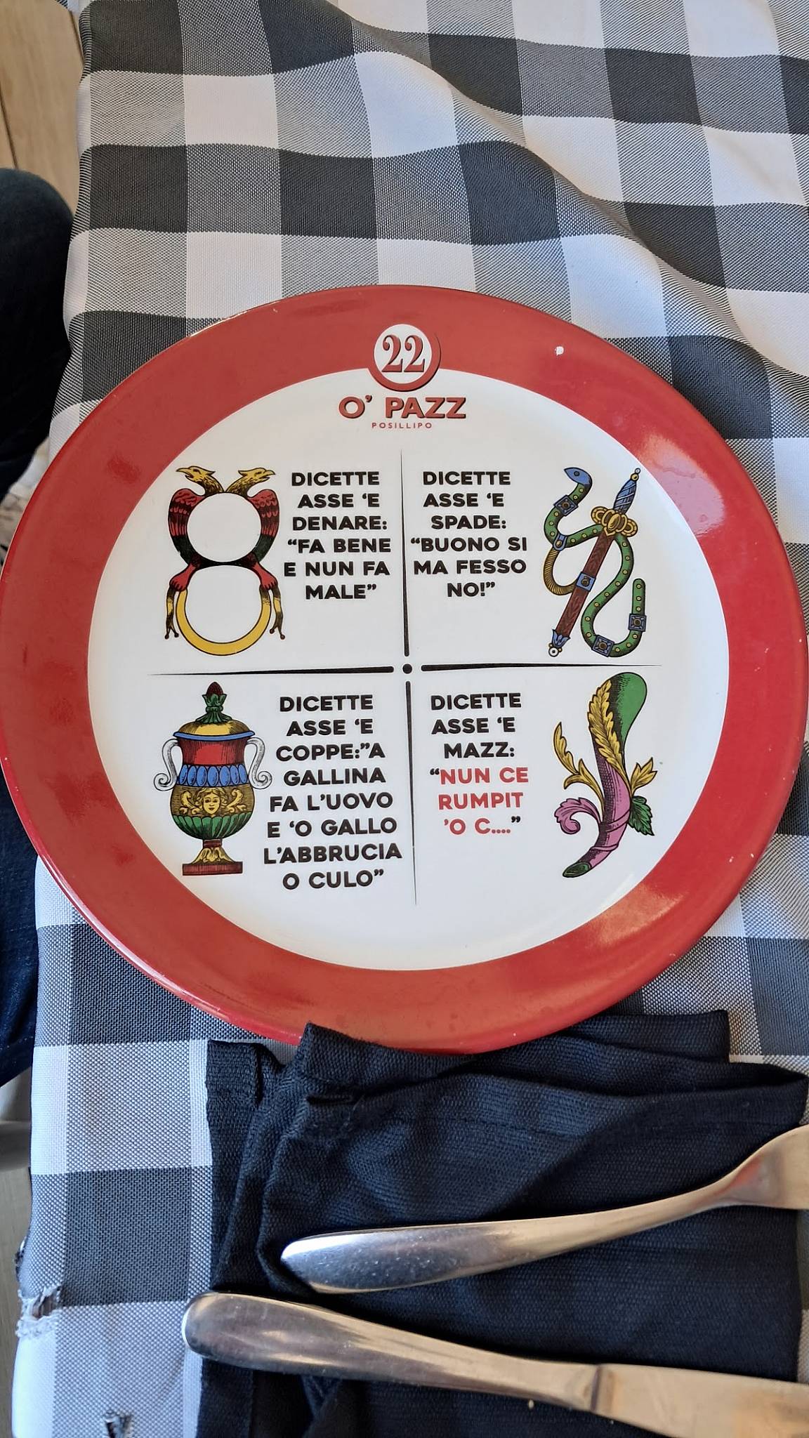 Menu di O’pazz Posillipo 