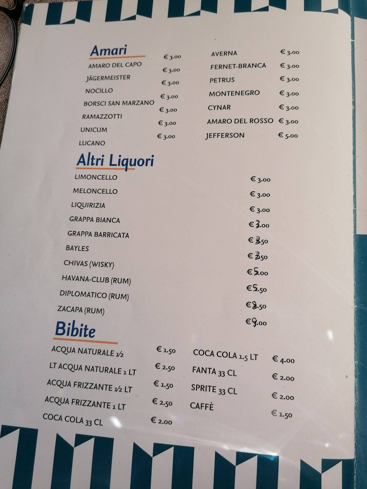 Menu di Pony Express Ristorante e Pizzeria 
