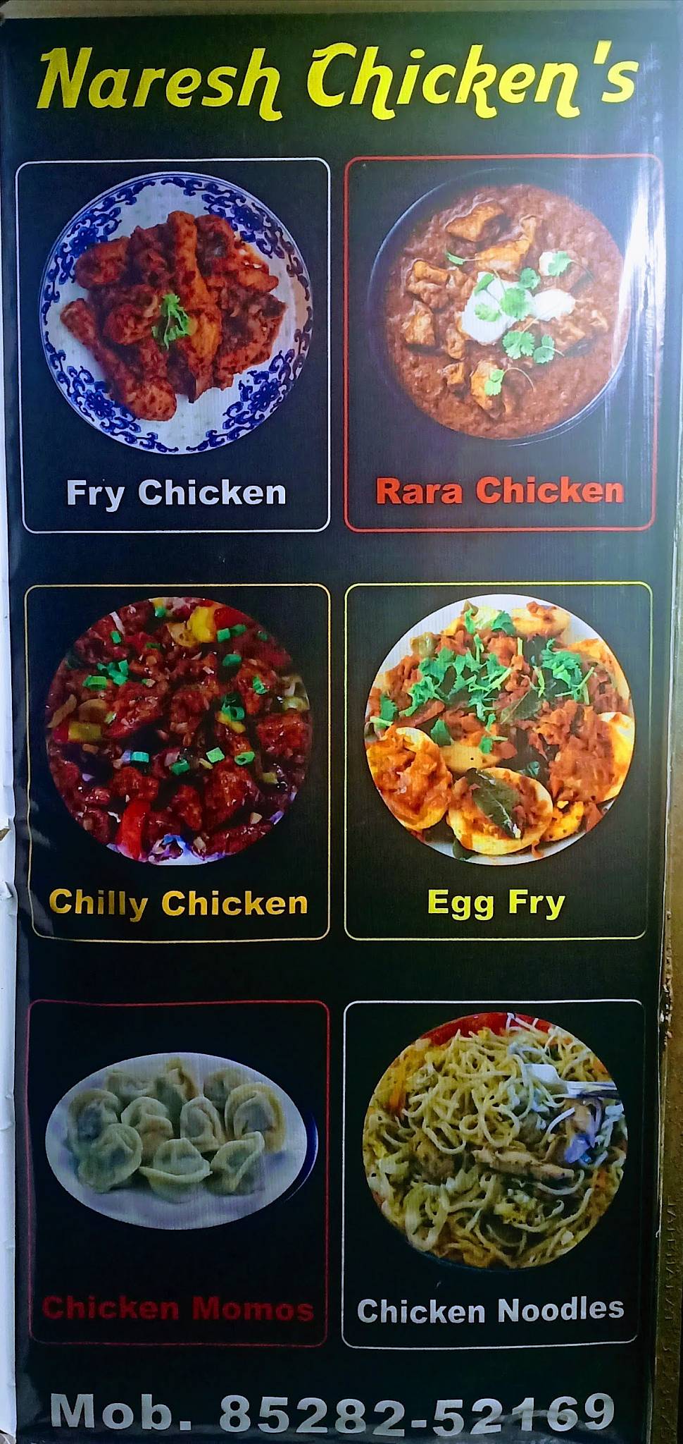 Naresh Food Services menu