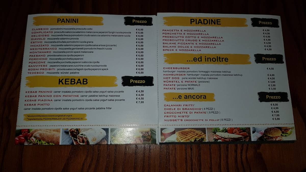 Menu di Pizza Factory 