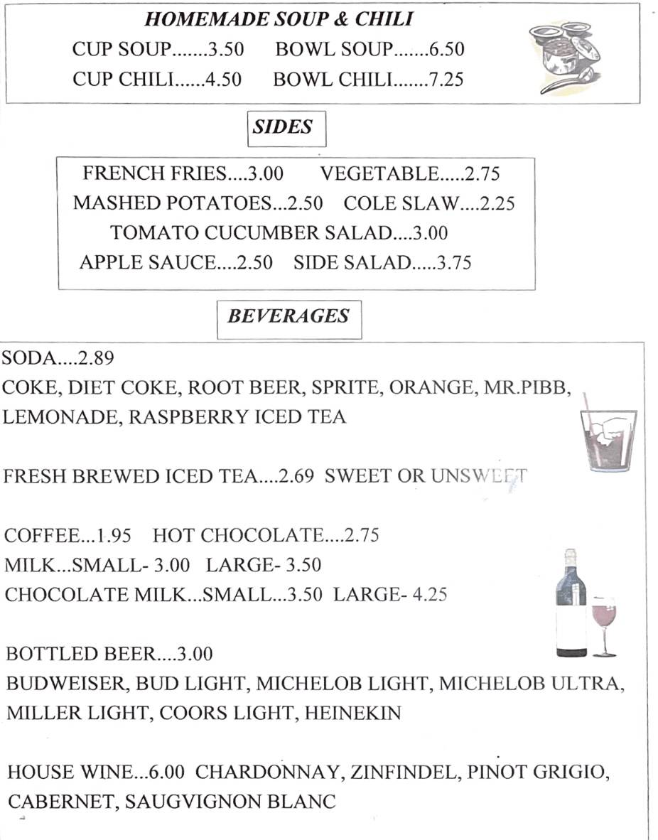 Menu at Nettie’s Roadside Restaurant, Vero Beach
