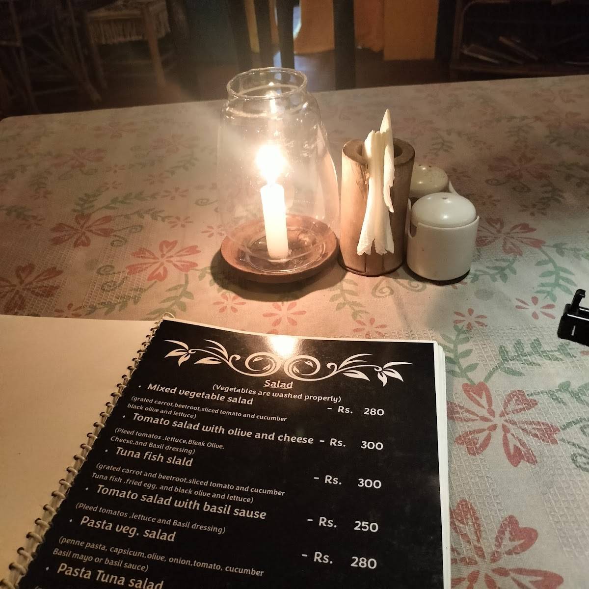 New Banana Cafe & Restaurant menu