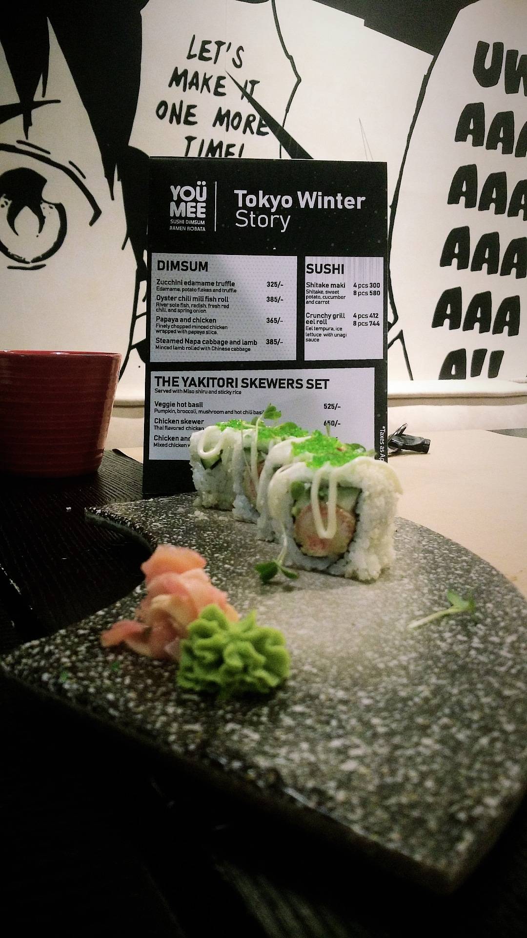 YouMee Greater Kailash 2 (GK2) menu