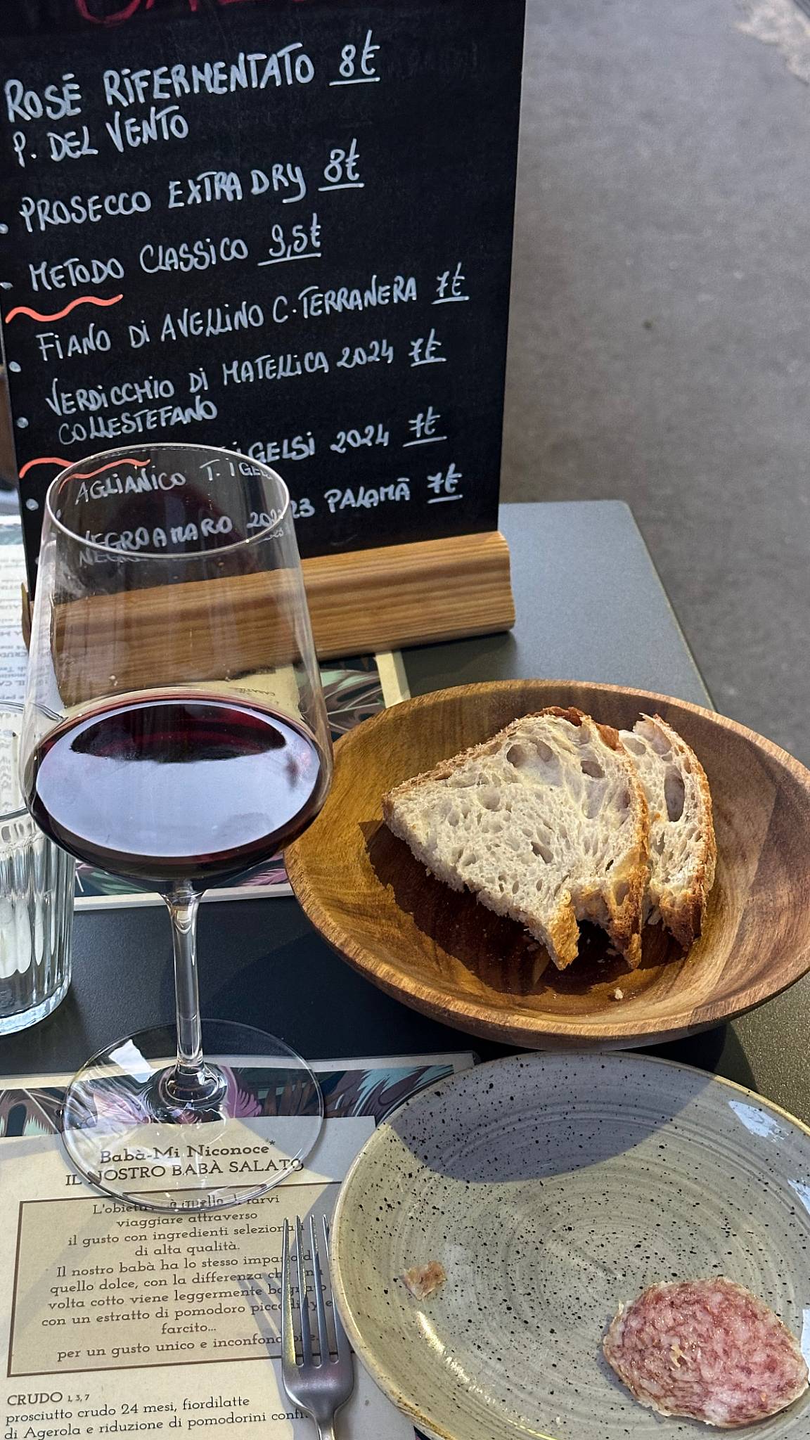 Menu di Niconoce Enoteca con cucina