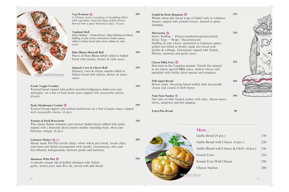Nini's Kitchen - Piplod, Surat menu