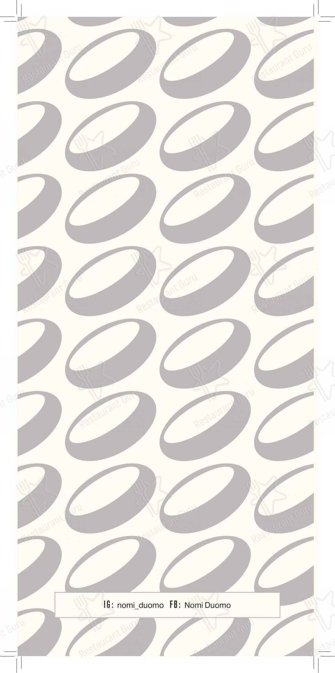 菜单 per NoMi al DuoMo in Rimini