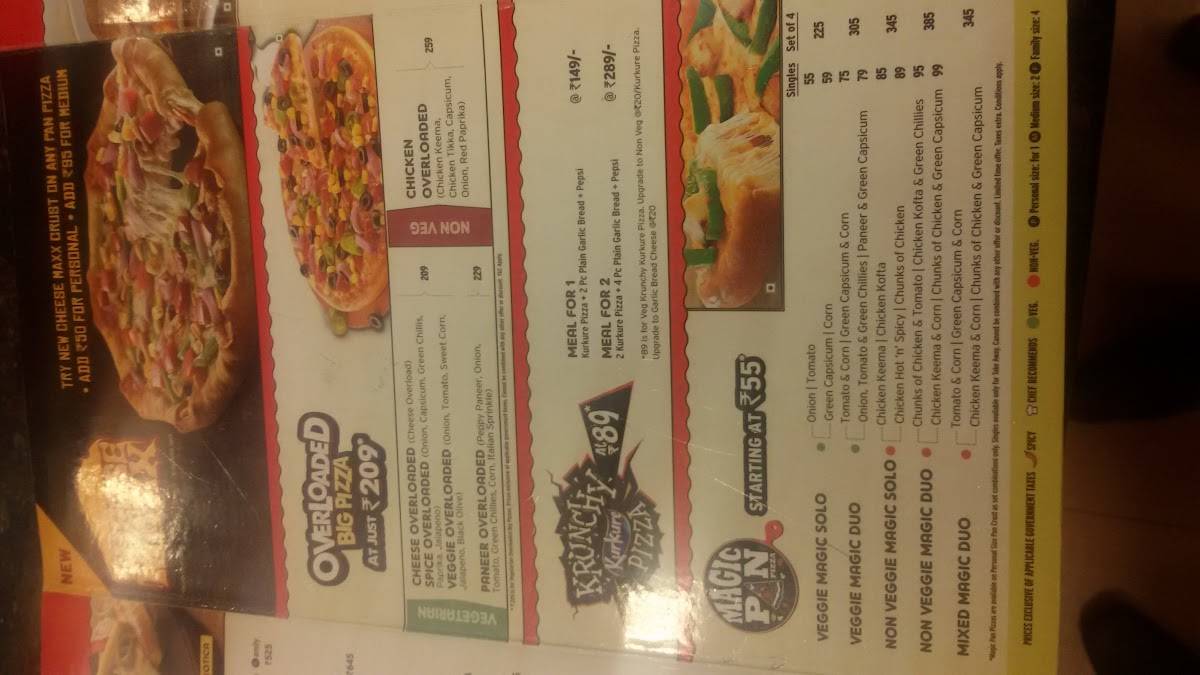 Pizza Hut Sector 62, Noida menu