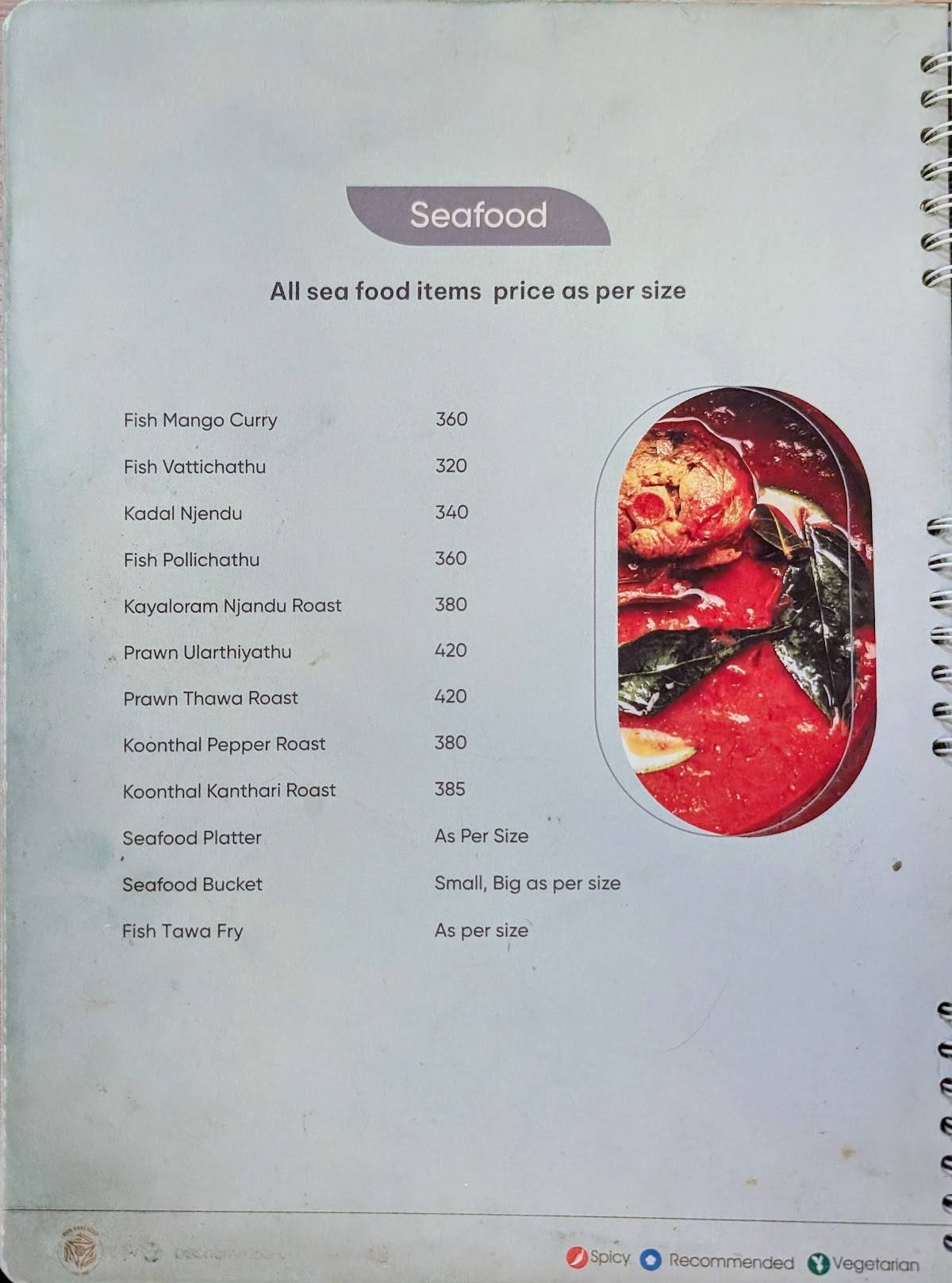 Noorjehan Multi-Cuisine Restaurant (Since 1950) menu