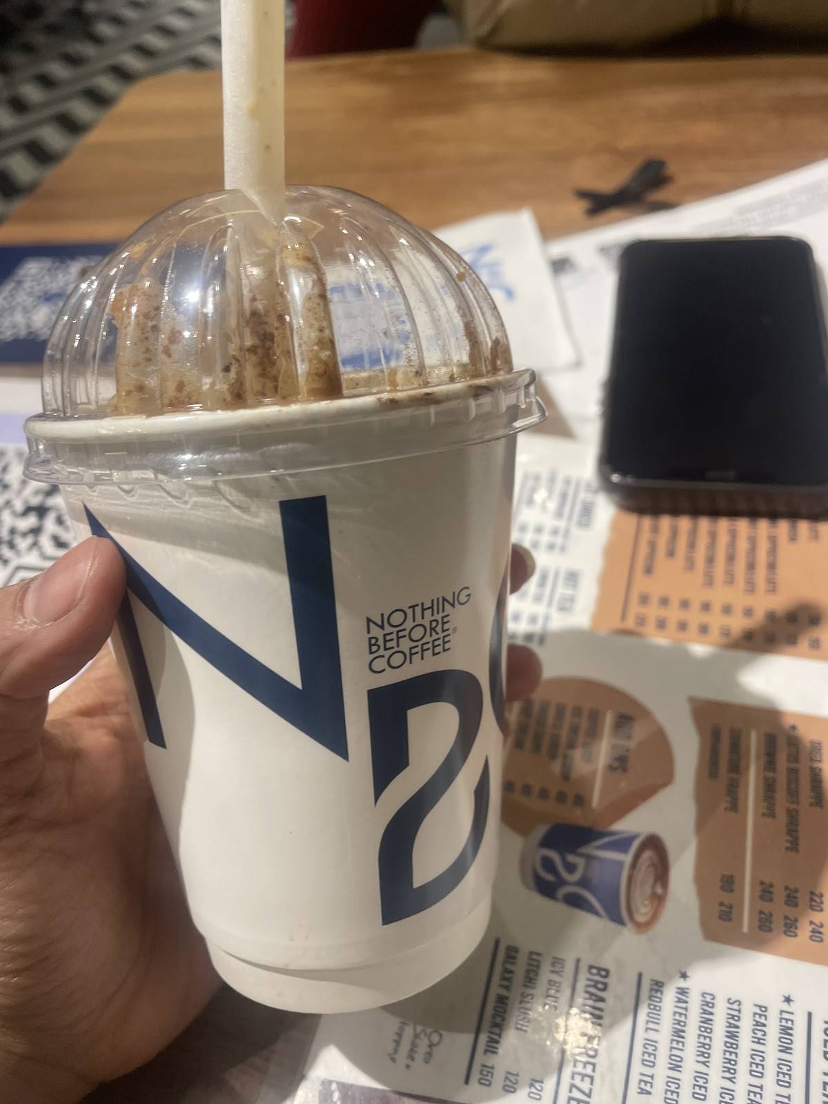 Nothing Before Coffee Cafe - Delhi menu