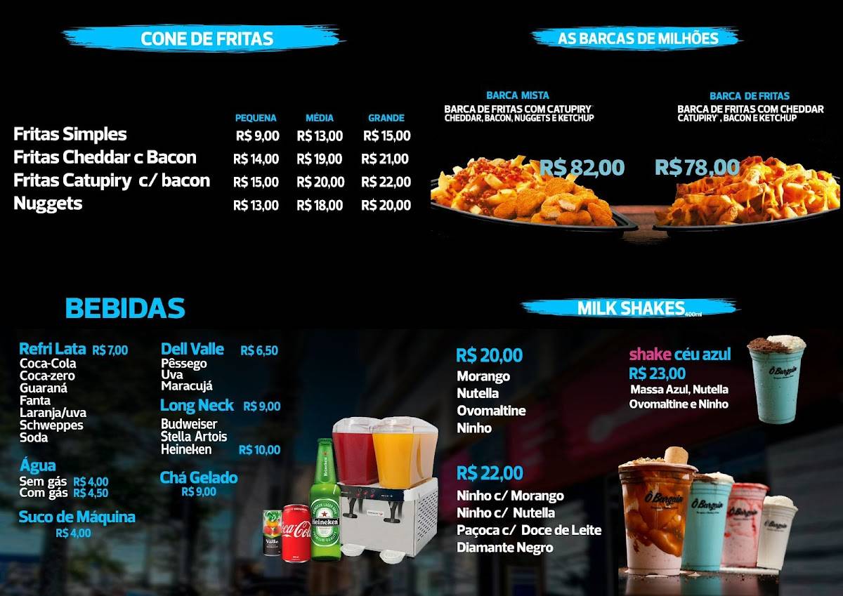 Ô Burguin cardápio