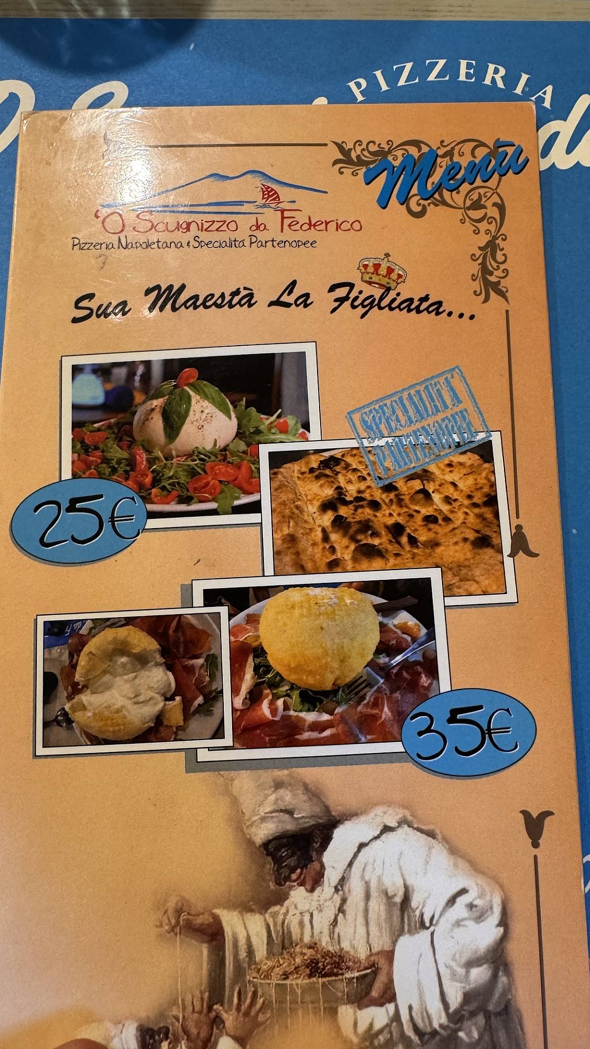 Menu di 'O Scugnizzo da Federico 