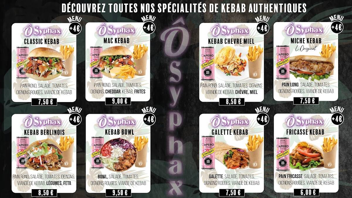 Menu de Ô Syphax