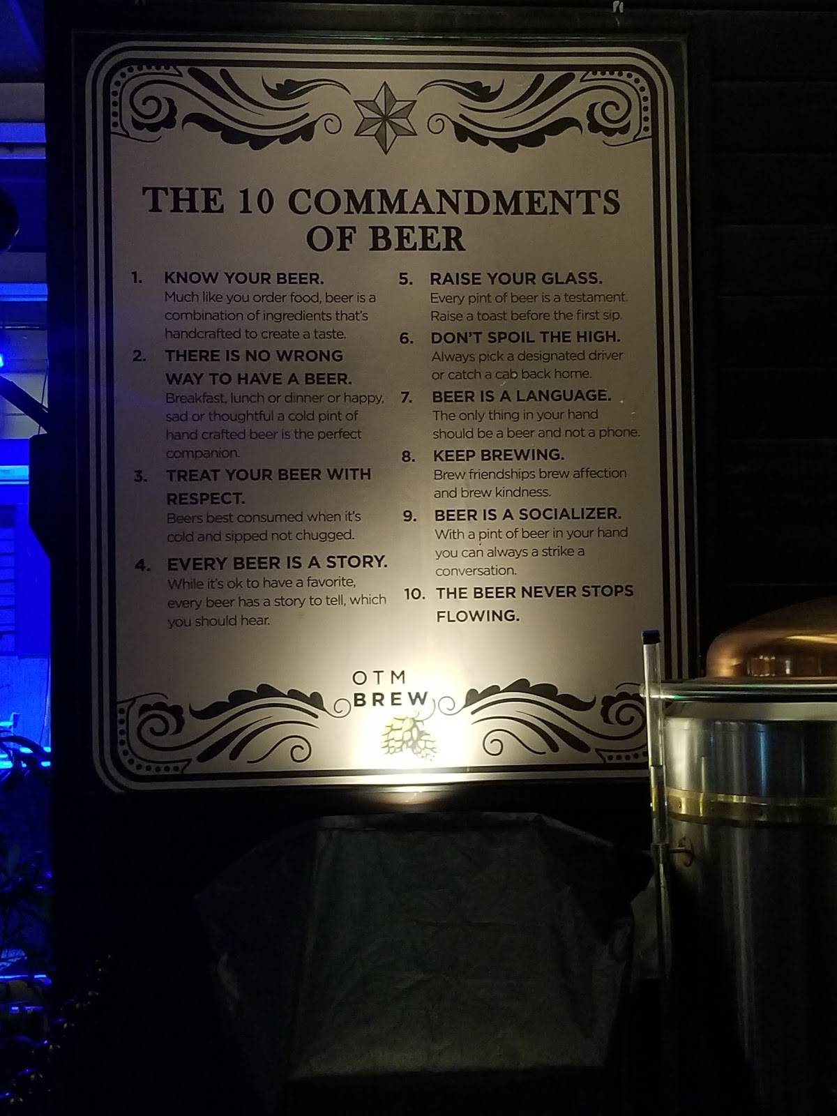 OVER THE MOON menu