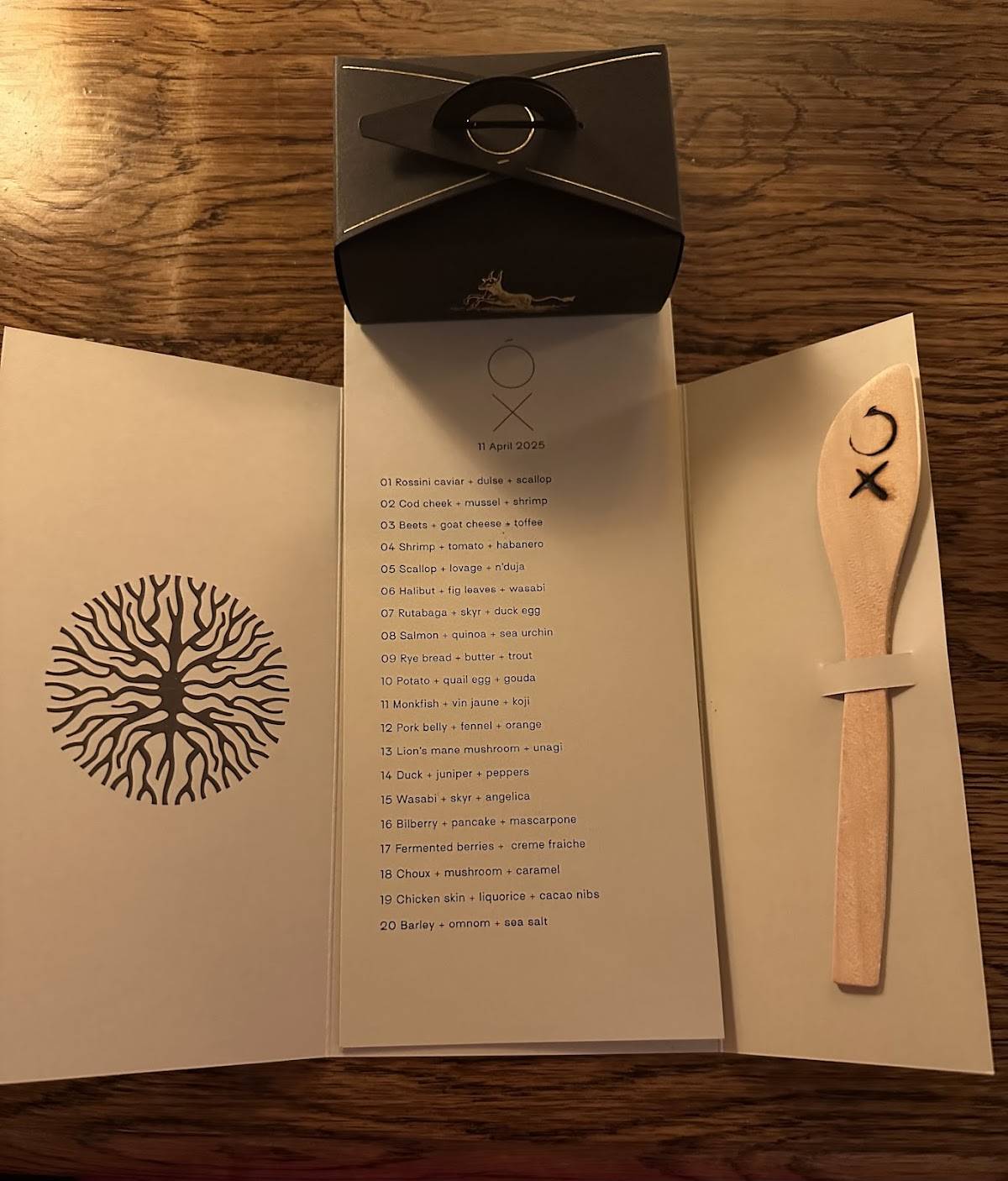 Menu de ÓX
