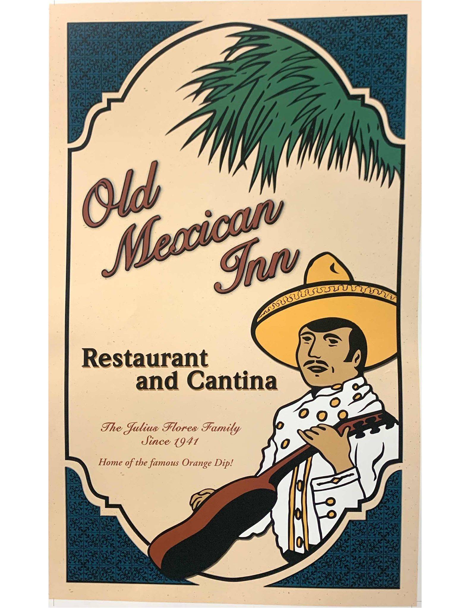 Menu at Old Mexican Inn Restaurant & Cantina, Corsicana