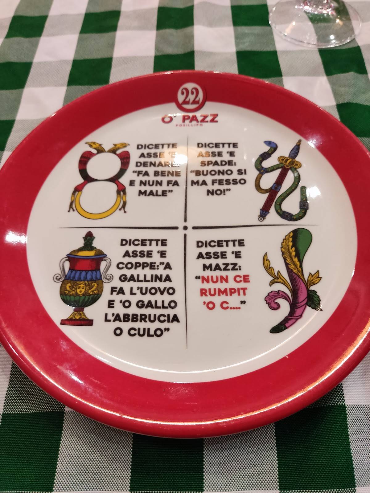 Menu di O’pazz Posillipo 