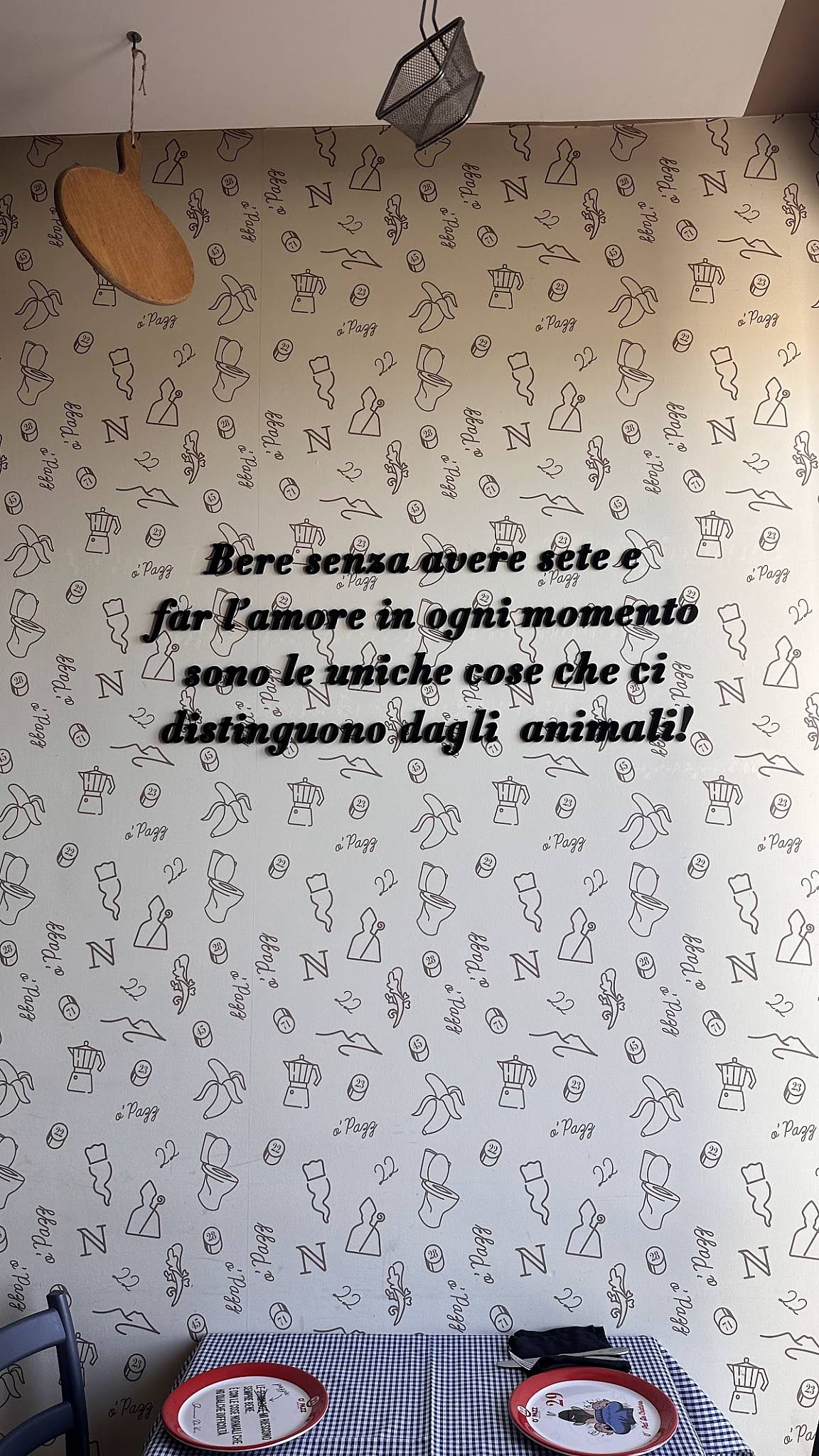 Menu di O’pazz Posillipo 
