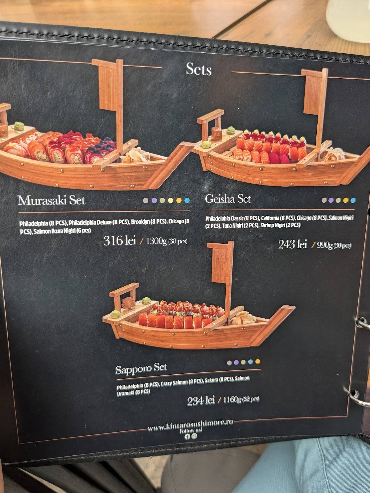Menu de Kintaro sushi & more