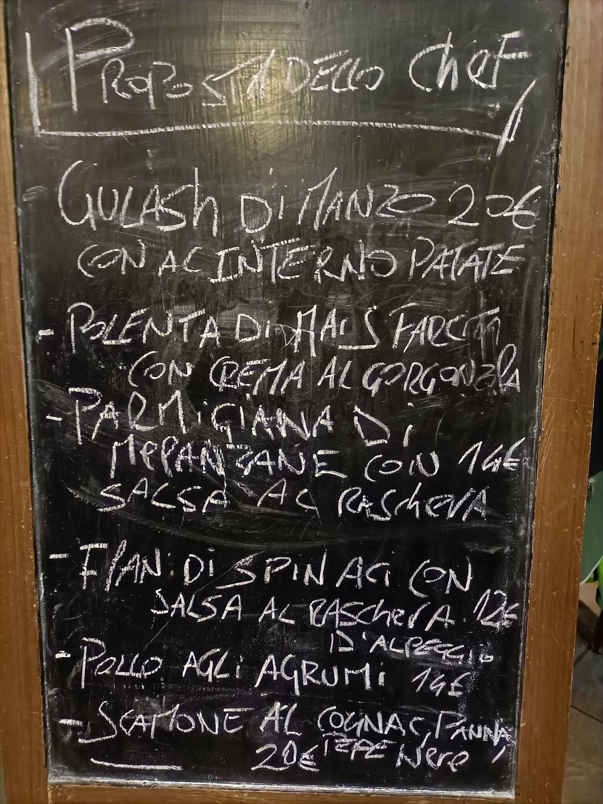 Menu di Otto Benevello 