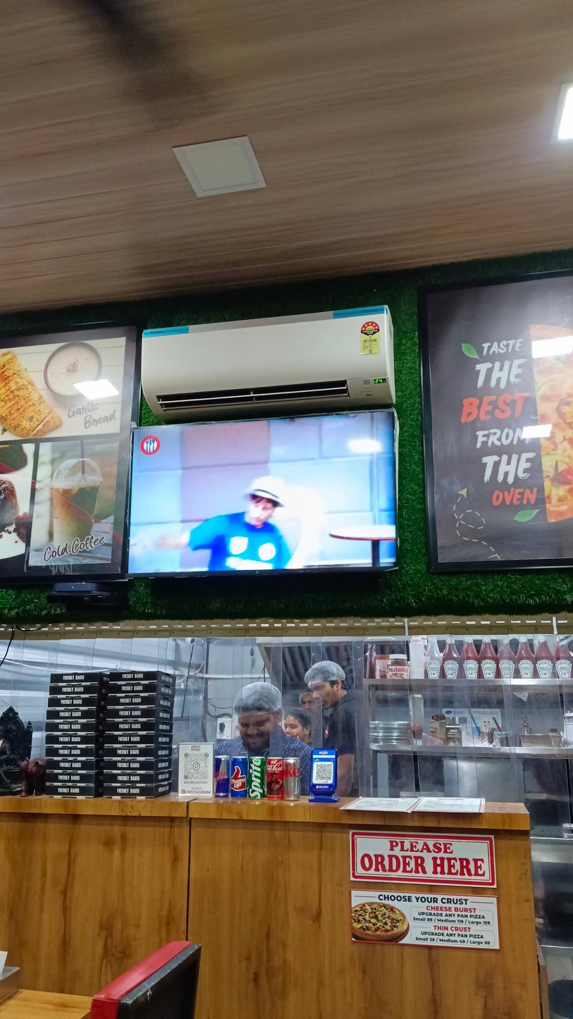 Oven Delight Pizza menu