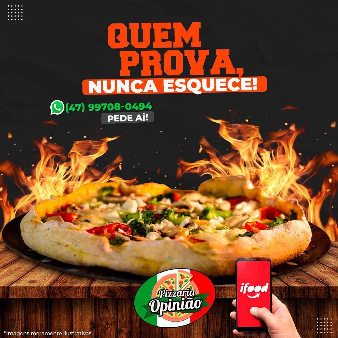 Pizzaria Opinoão cardápio