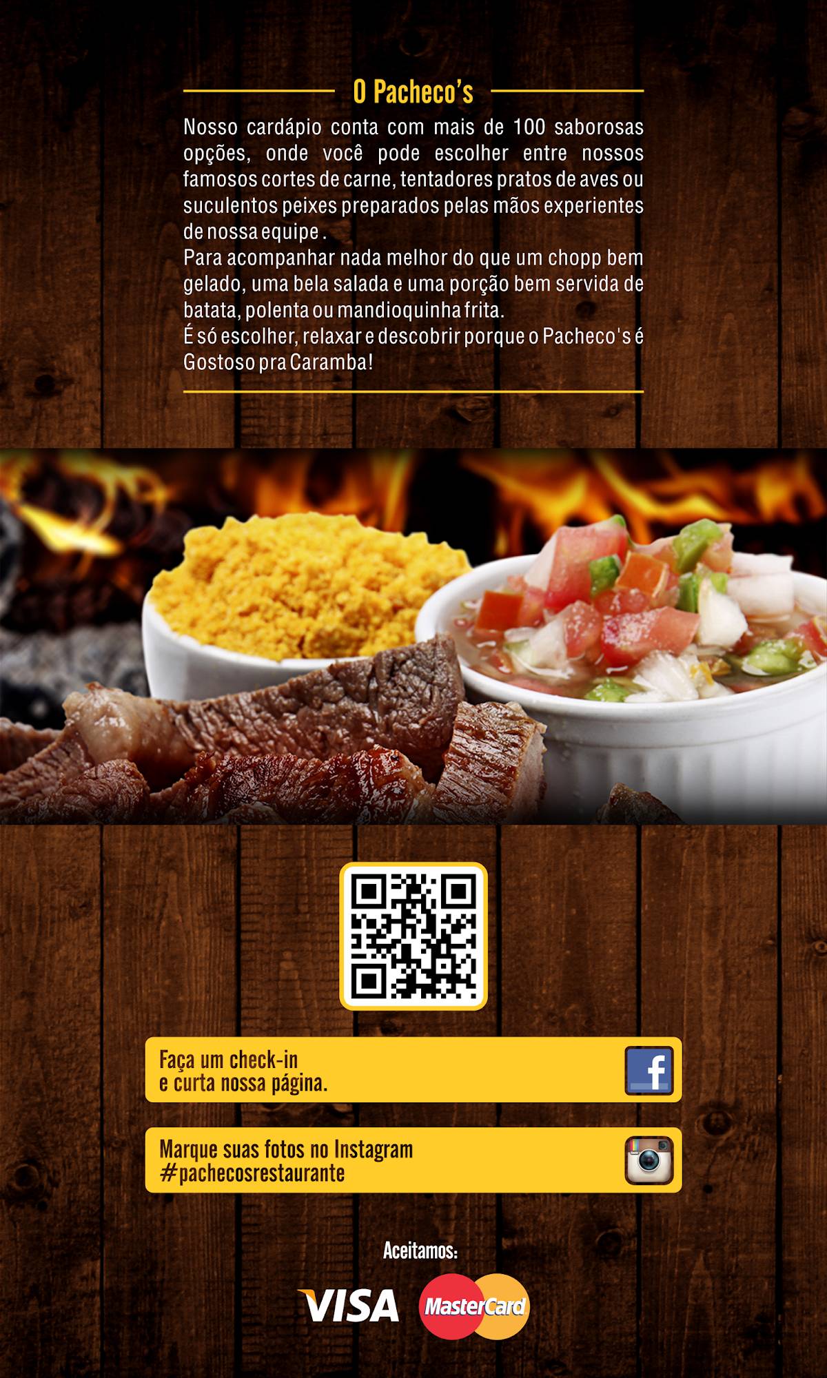 Pachecos BBQ cardápio