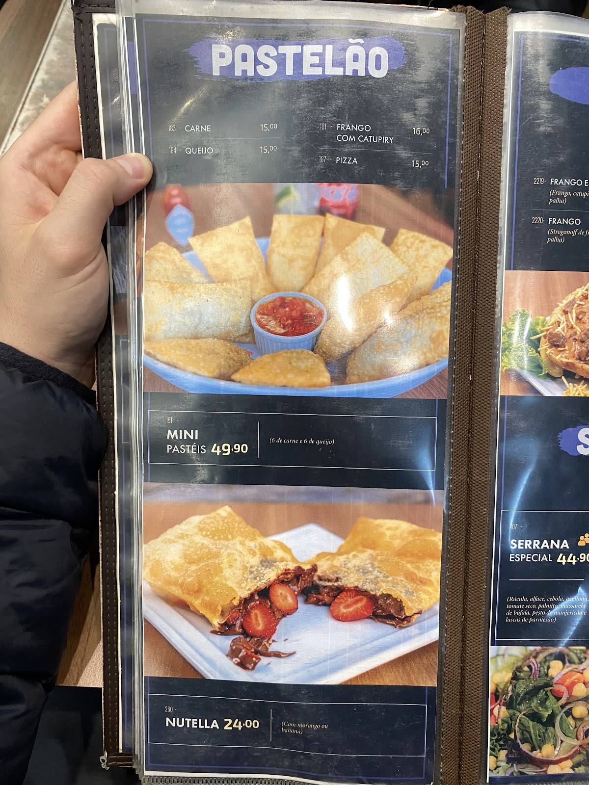 Padaria e Confeitaria Serrana cardápio