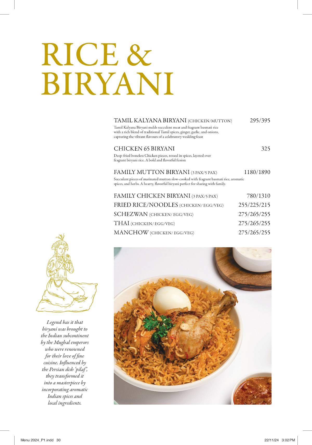 Palmshore Restaurant Ramapuram menu