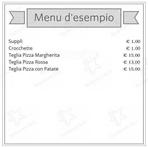 Menu di Pane al Pane 