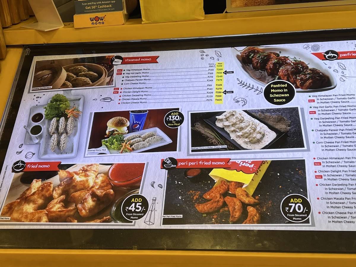 Wow! Momo menu