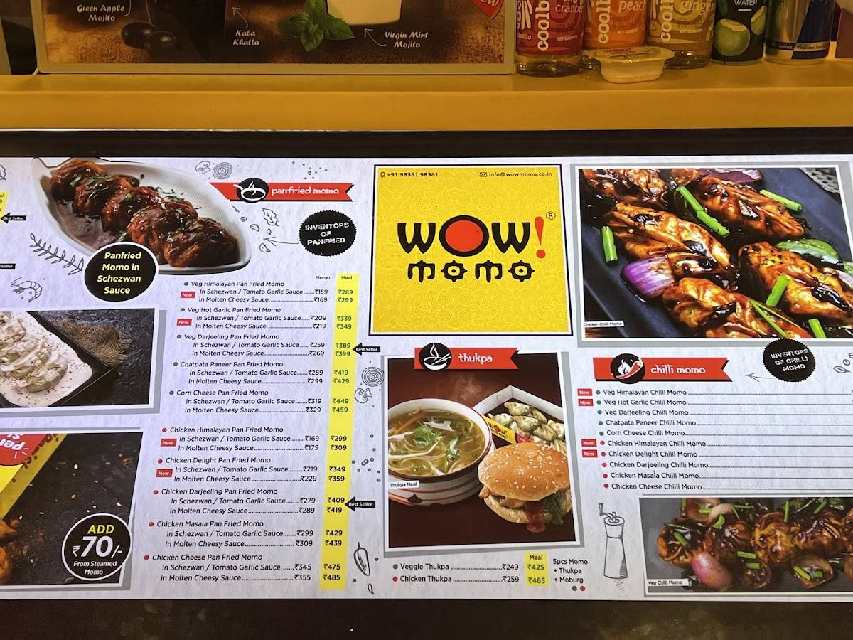 Wow! Momo menu