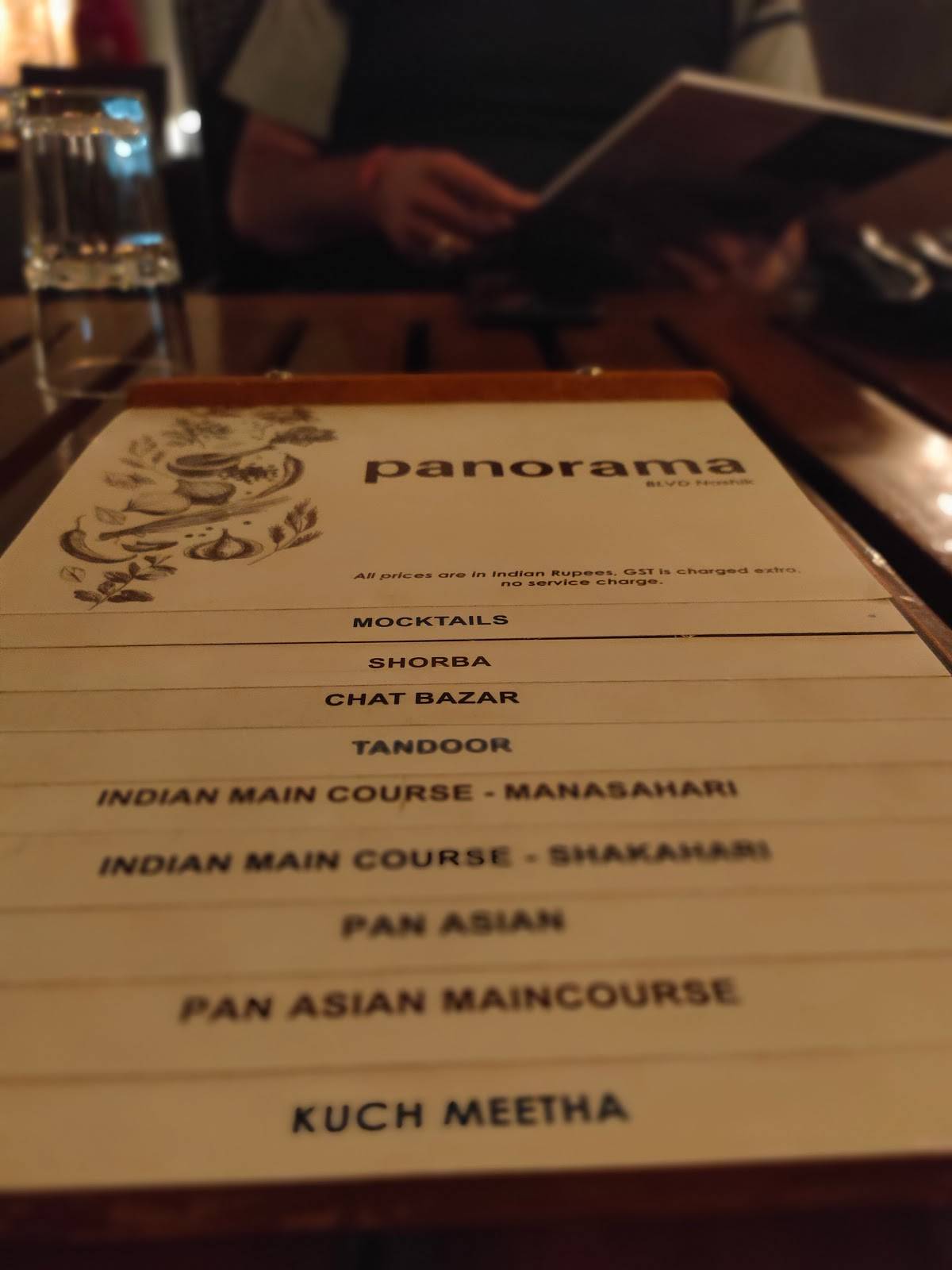 Panorama at BLVD Nashik menu