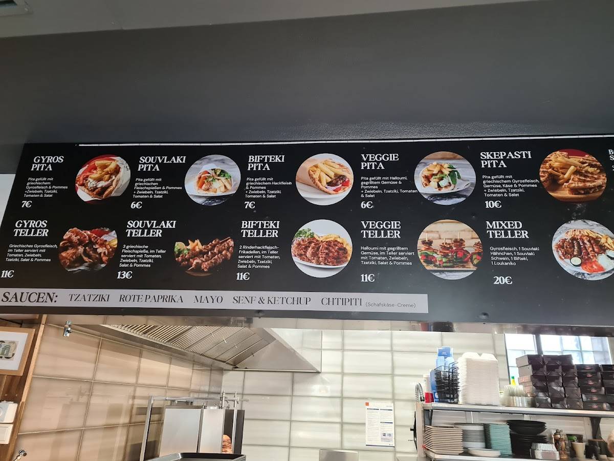 Speisekarte von Panos Pita restaurant, Aalen