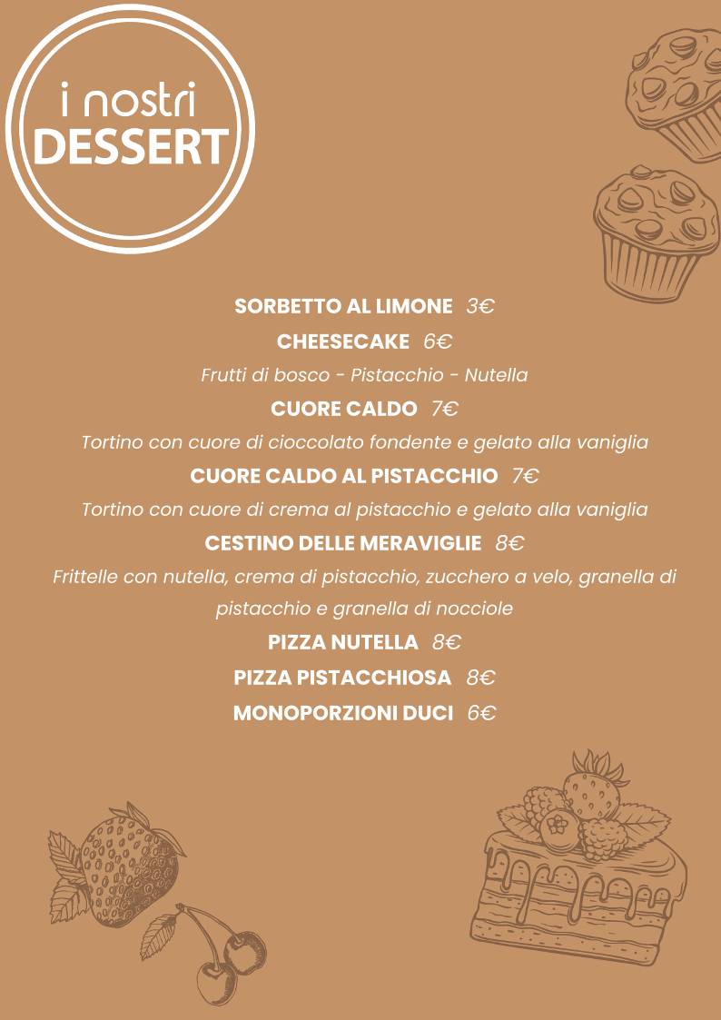 Menu di Papè Pizza|Grill 