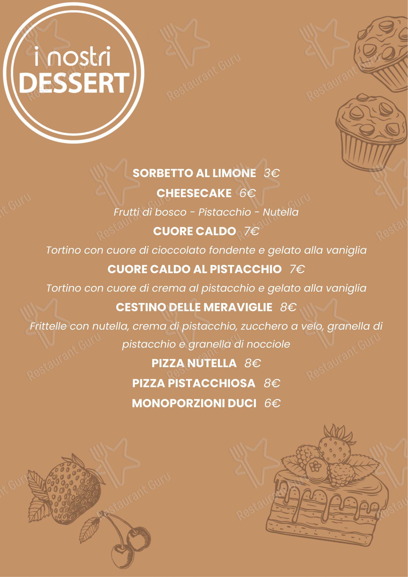 Menu per Papè Pizza|Grill ristorante