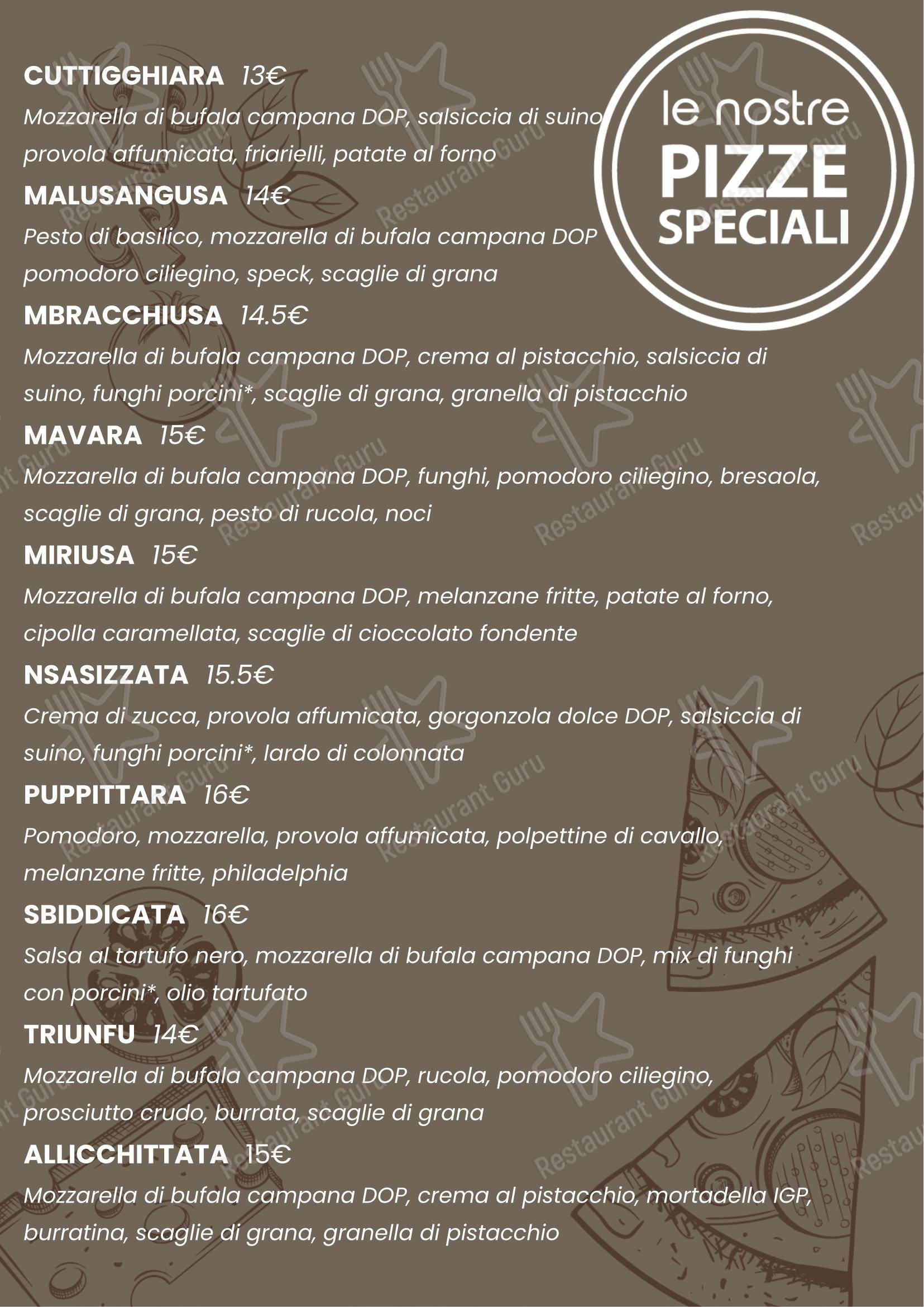 Menu per Papè Pizza|Grill in Catania