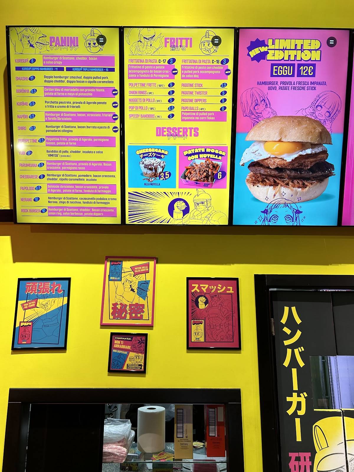 Menu di Papo Burger 