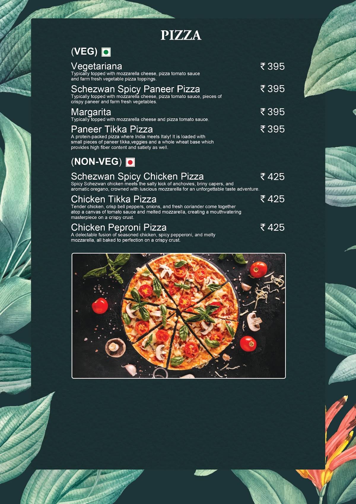 Paprika Park menu