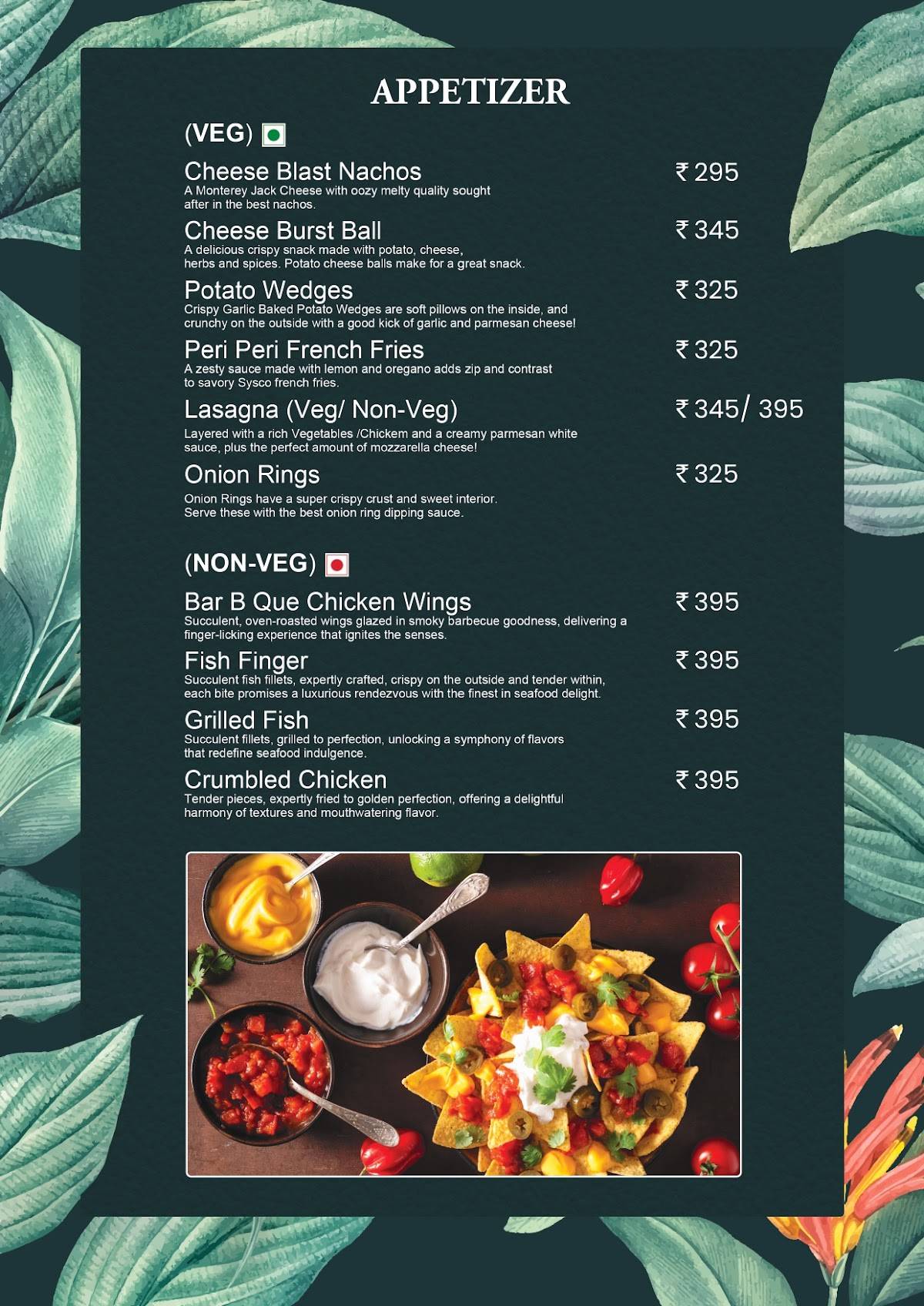 Paprika Park menu