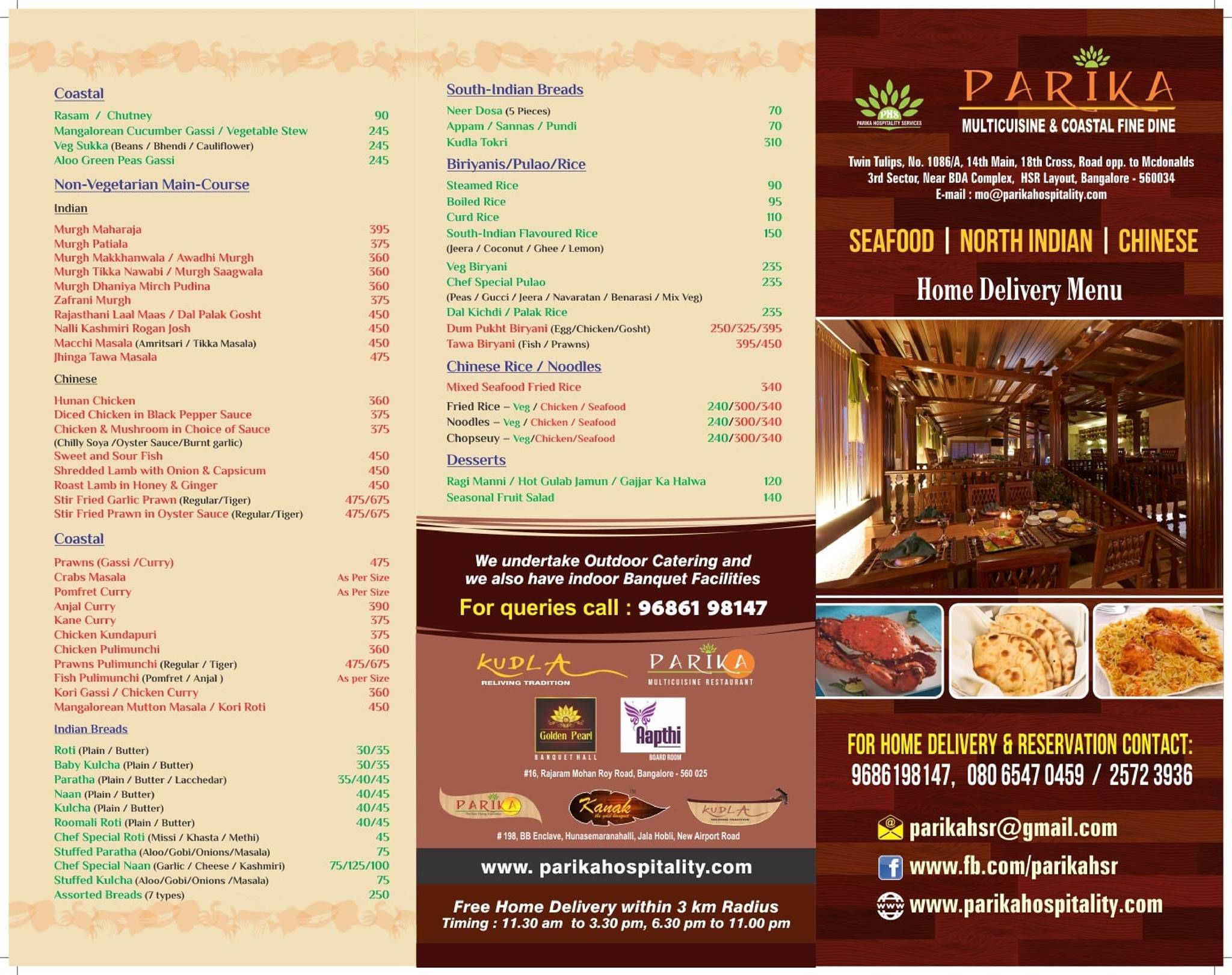 Parika menu