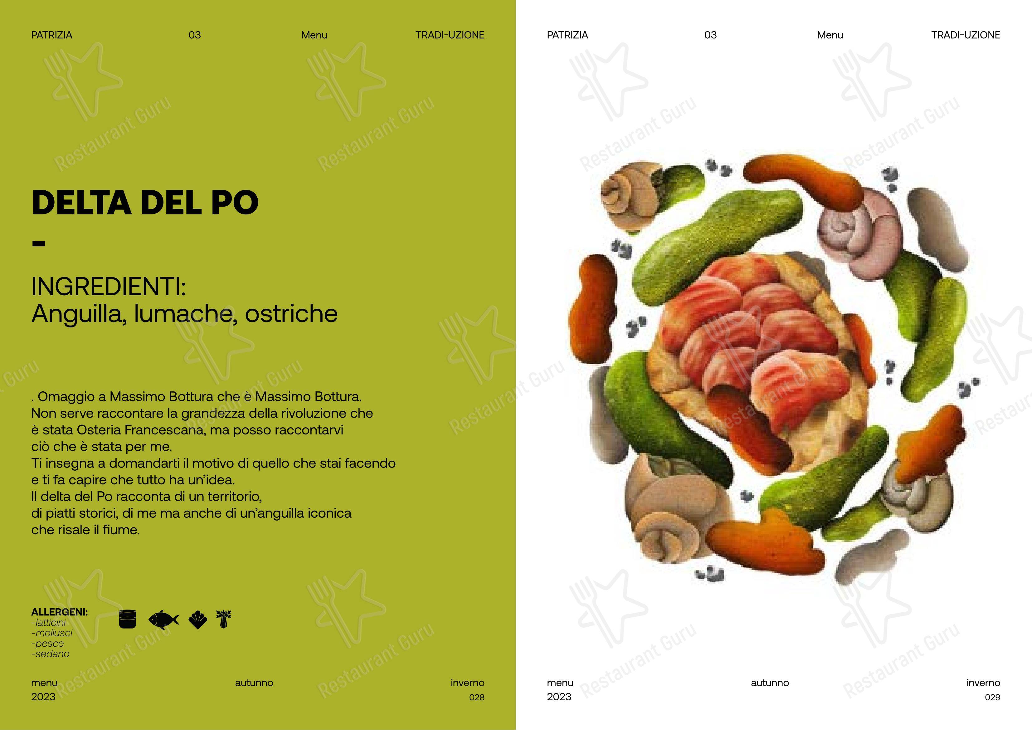 Menu di Patrizia - Menu bar