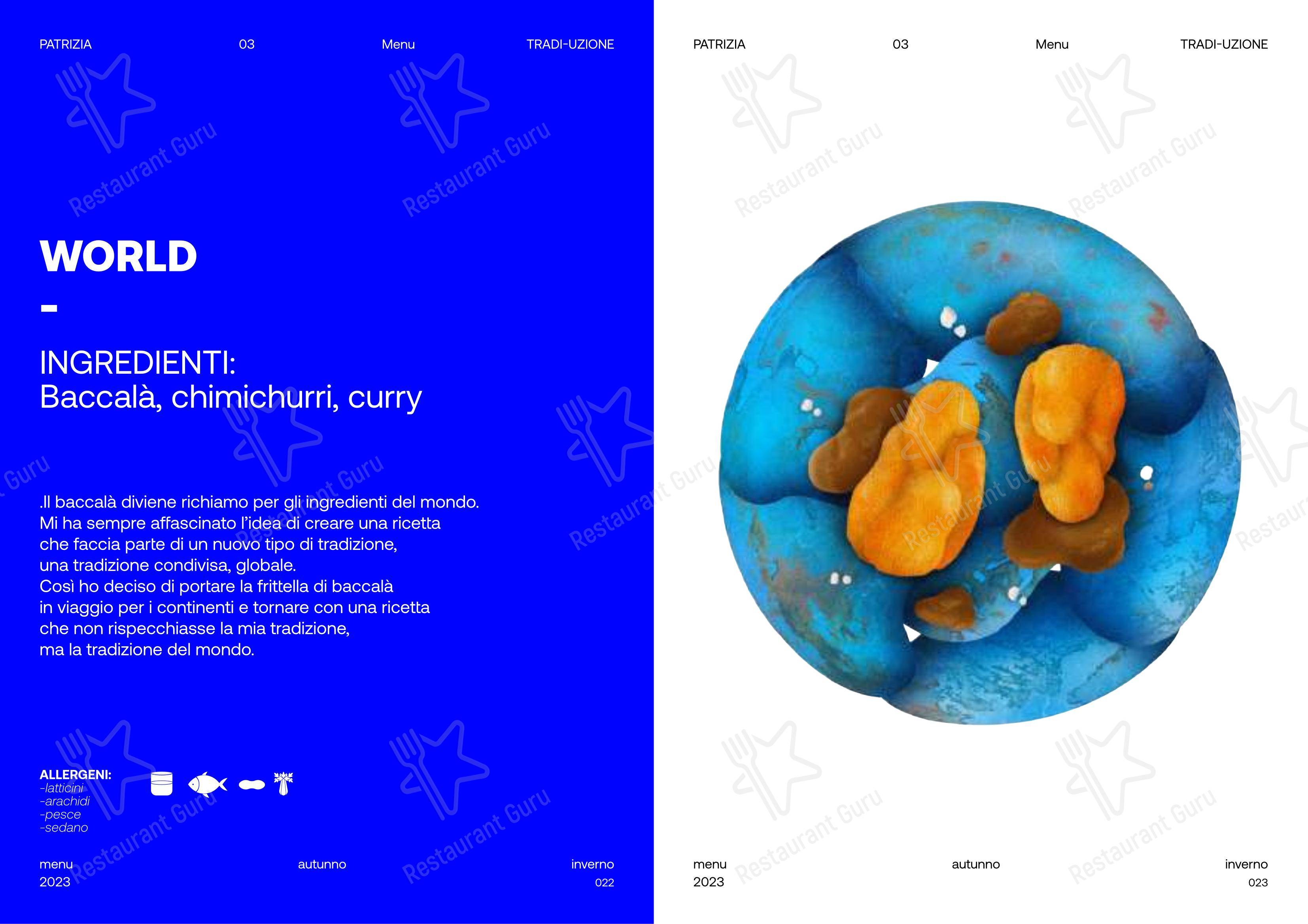 Menu di Patrizia - Menu bar